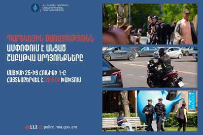 Հայտնաբերվել է 415 ոչ սթափ վարորդ․ պարեկների անցած շաբաթվա ծառայության արդյունքները